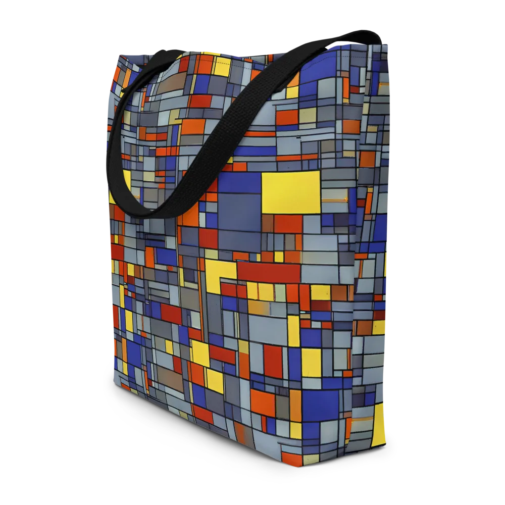 Cobalt City on Large Tote Bag W/ Pocket — Front