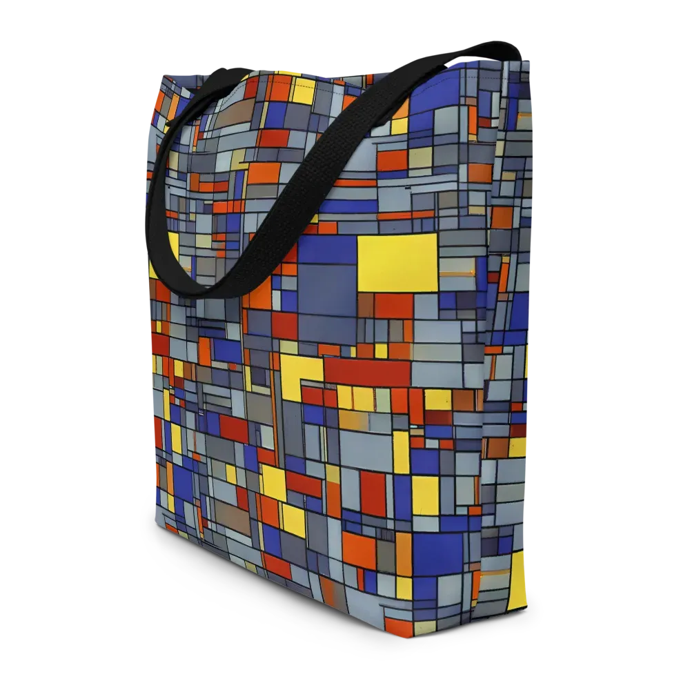Cobalt City on Large Tote Bag W/ Pocket — Front