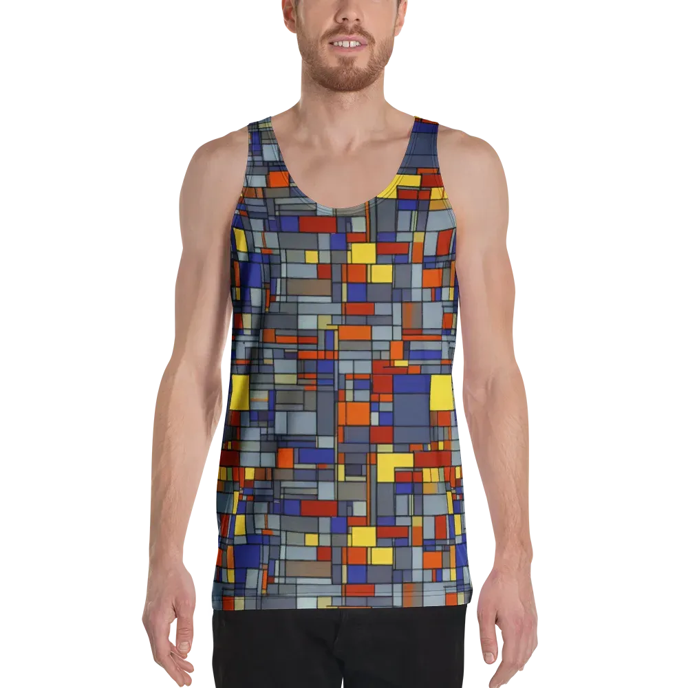 Cobalt City on Men's Tank Top — Front