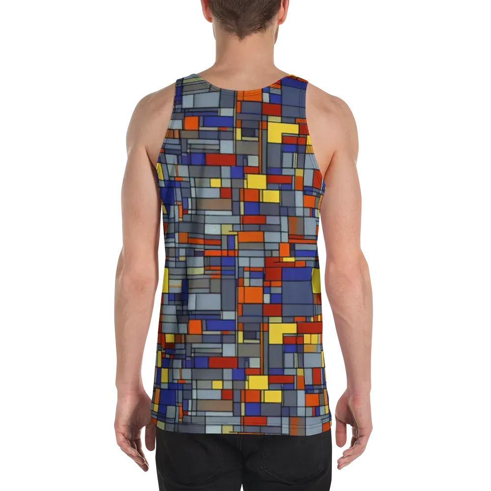 Cobalt City on Men's Tank Top — Back