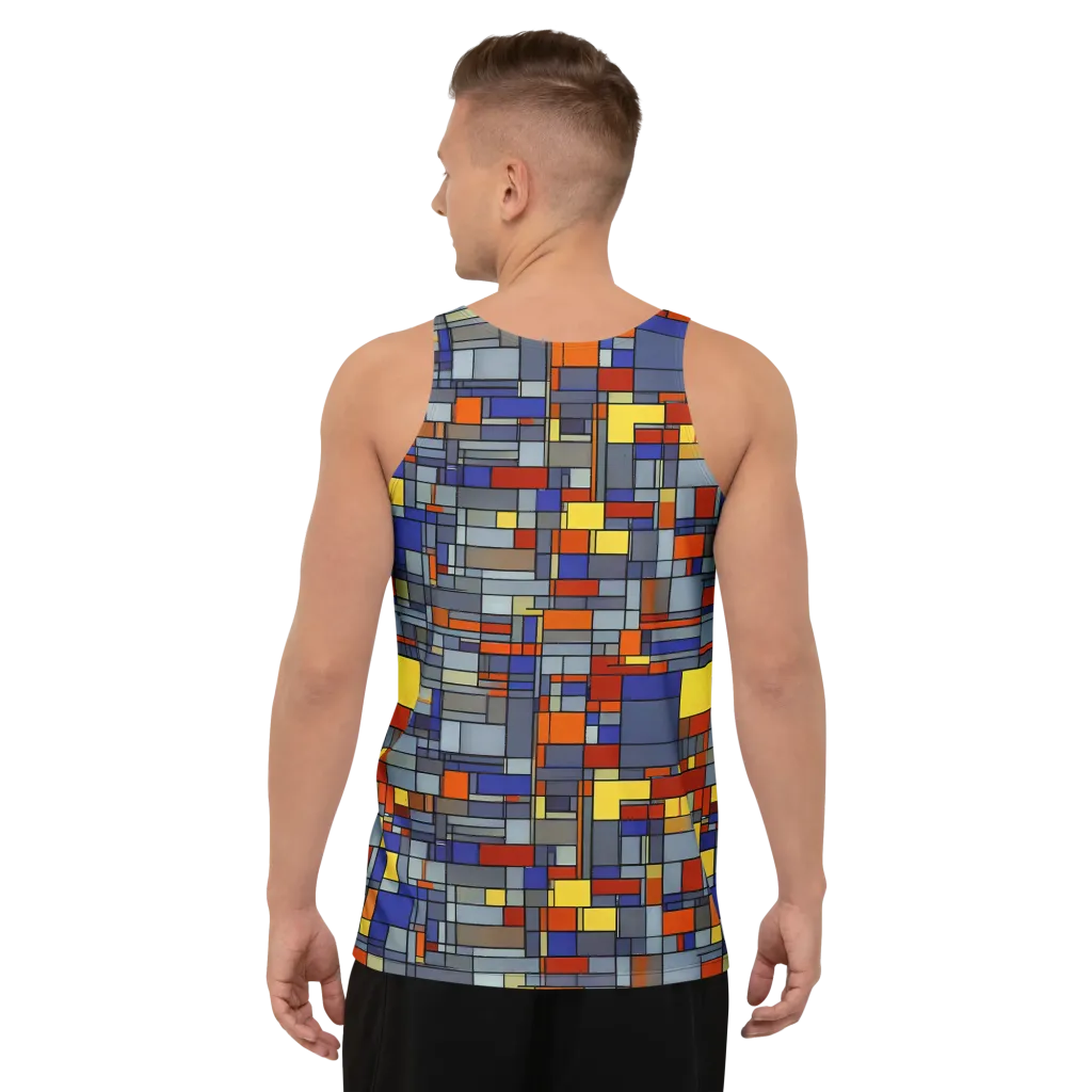 Cobalt City on Men's Tank Top — Back