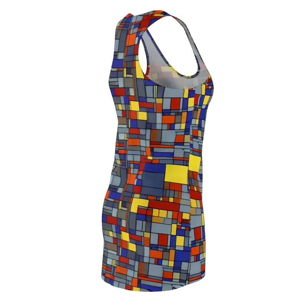 Cobalt City on Racerback Dress — Back Side