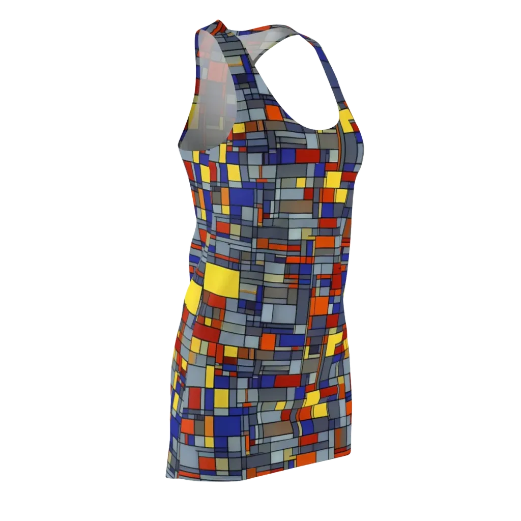Cobalt City on Racerback Dress — Front Side