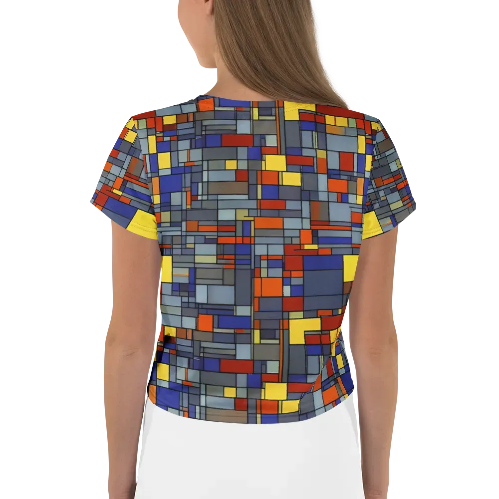 Cobalt City on Crop Tee — Back