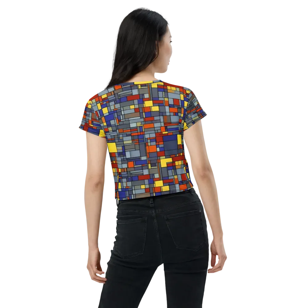 Cobalt City on Crop Tee — Back