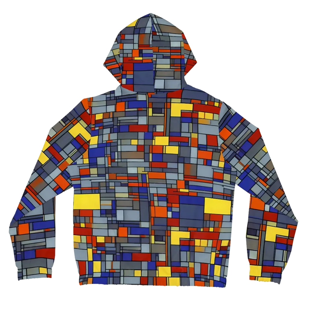 Cobalt City on Women's Full-Zip Hoodie — Back