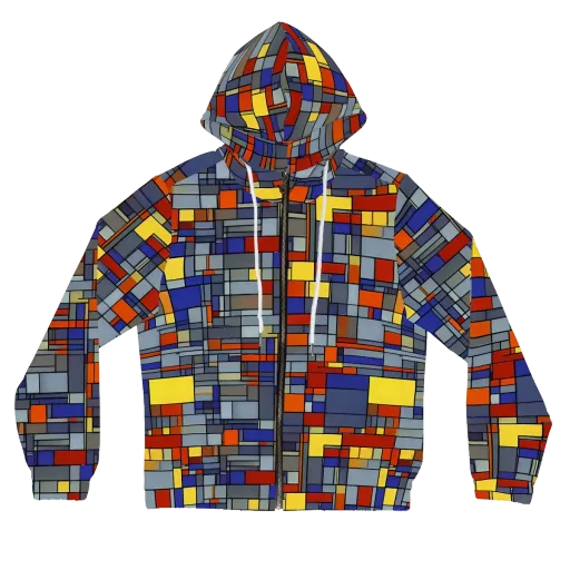 Cobalt City on a Women's Full-Zip Hoodie