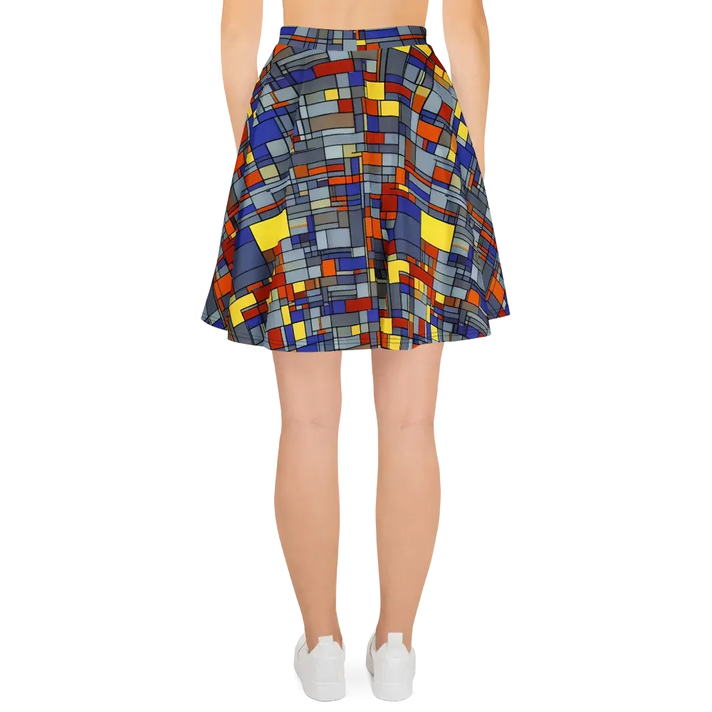 Cobalt City on Skater Skirt — Back