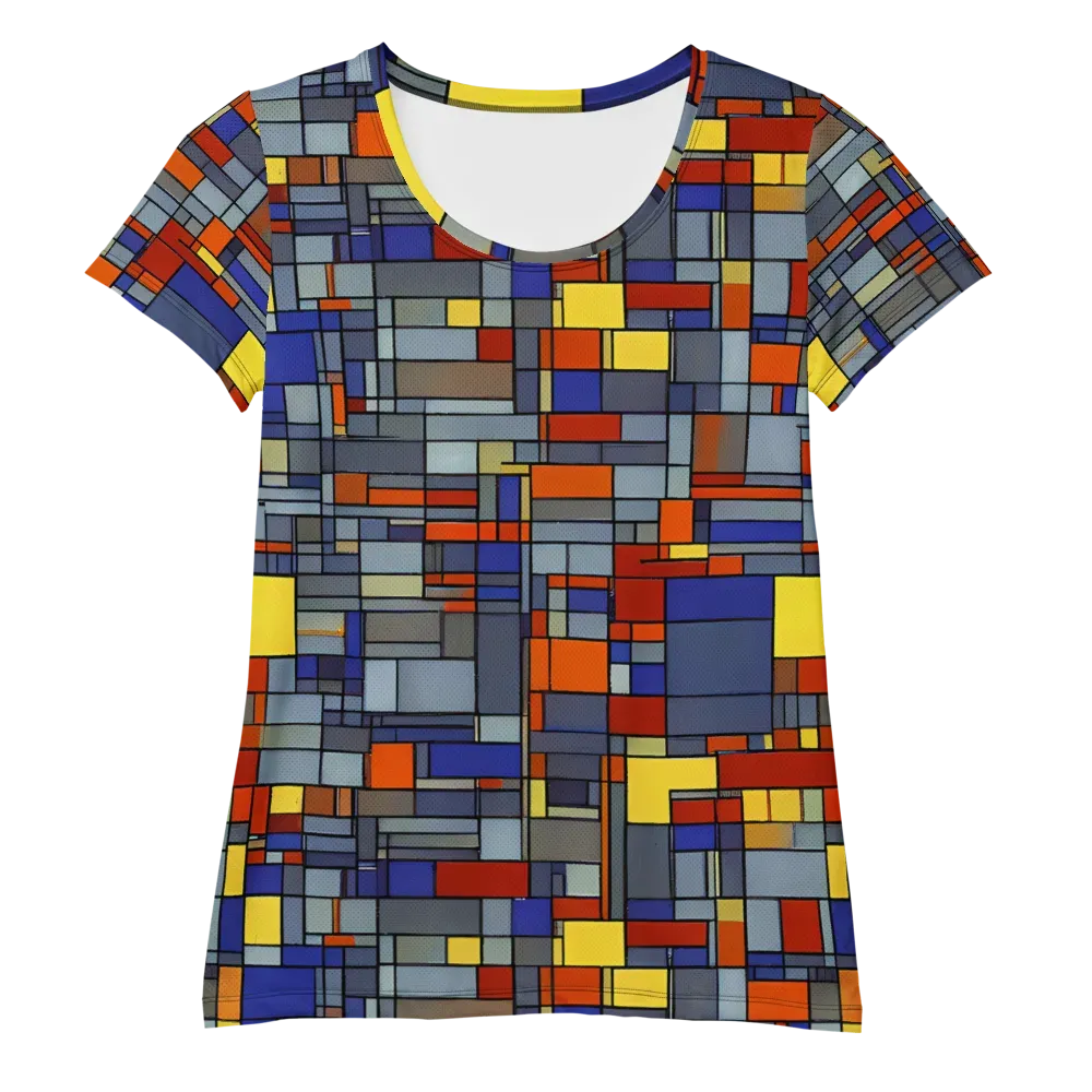Cobalt City on Women's Athletic T-Shirt — Front