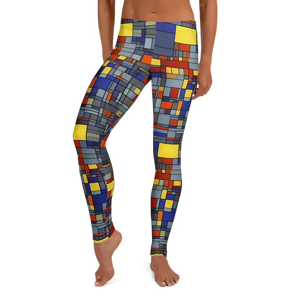 Cobalt City on Leggings — Front