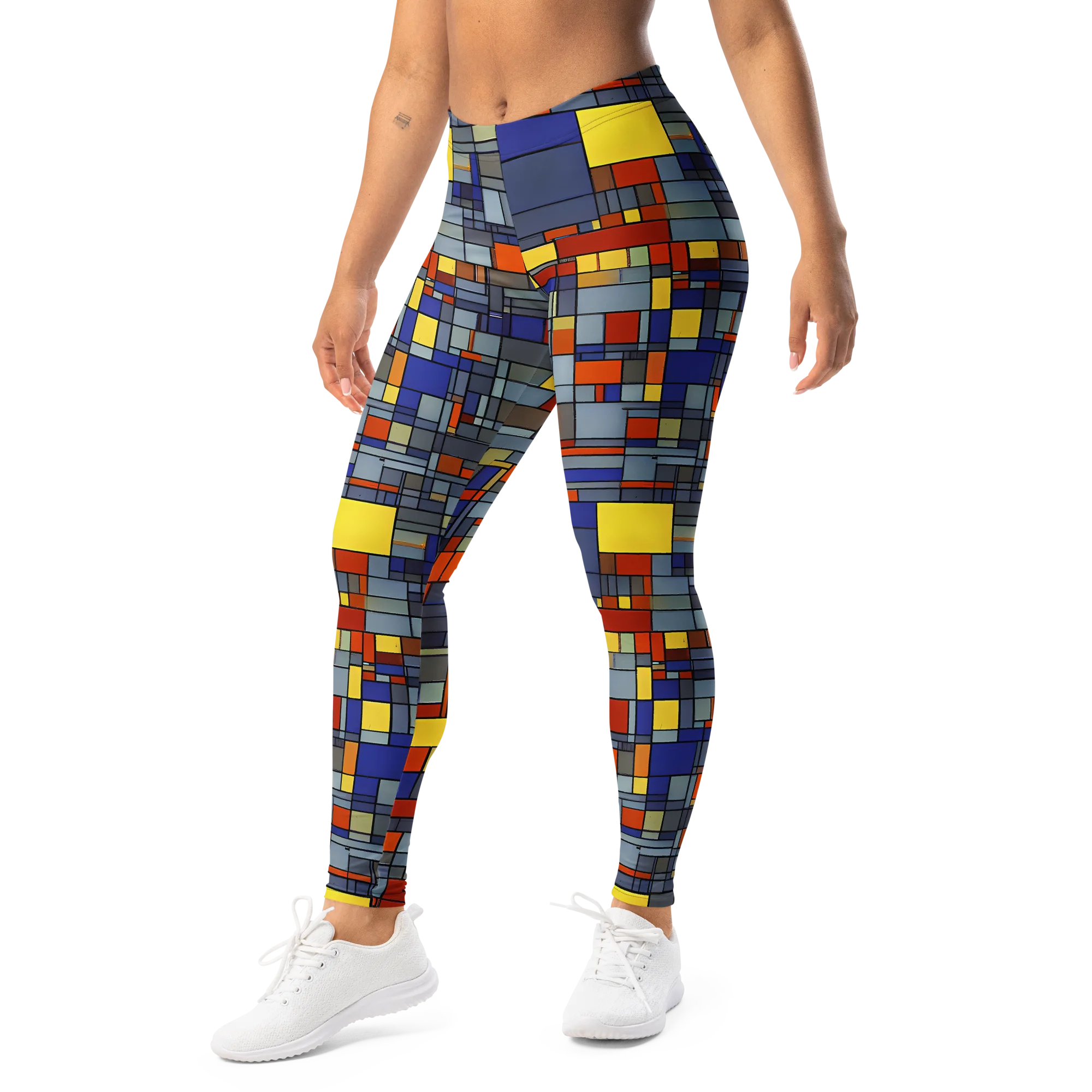 Cobalt City on Leggings — Left Front