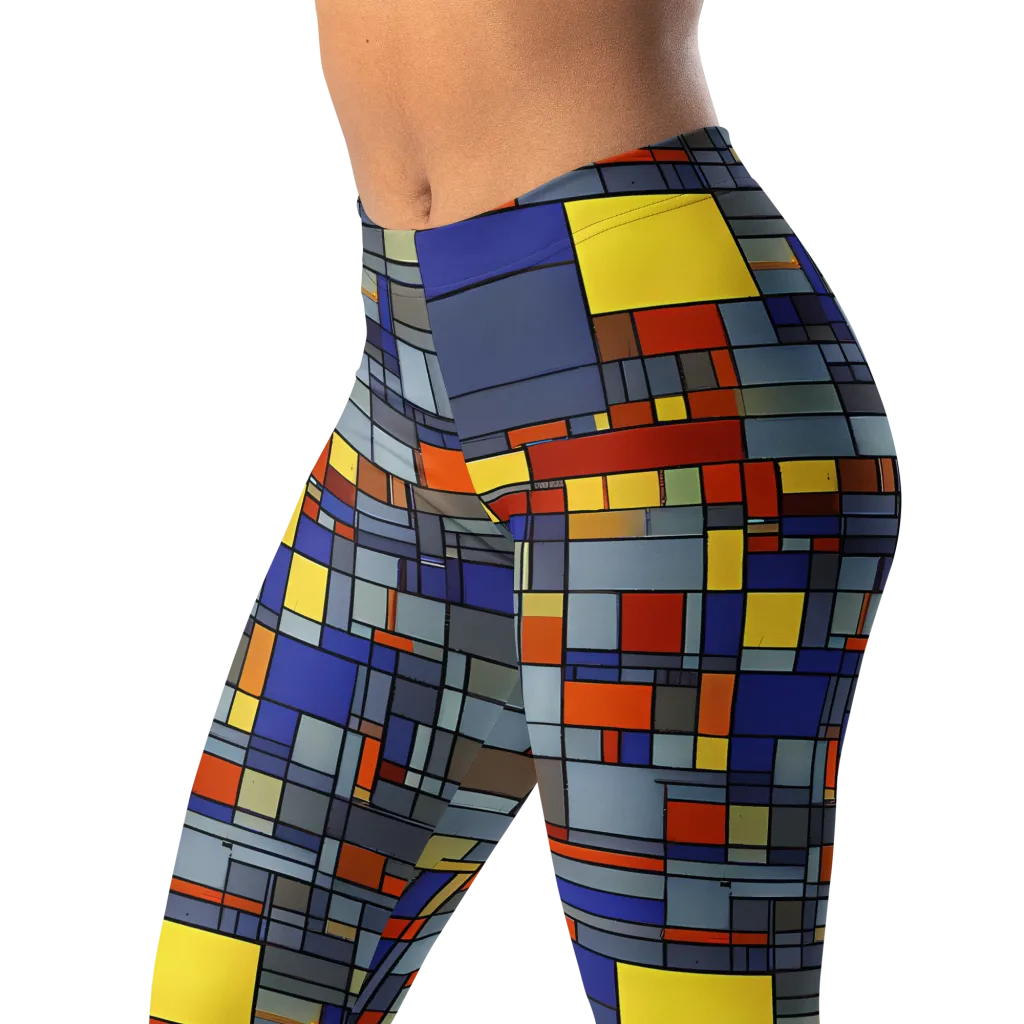 Cobalt City on Leggings — Left Front