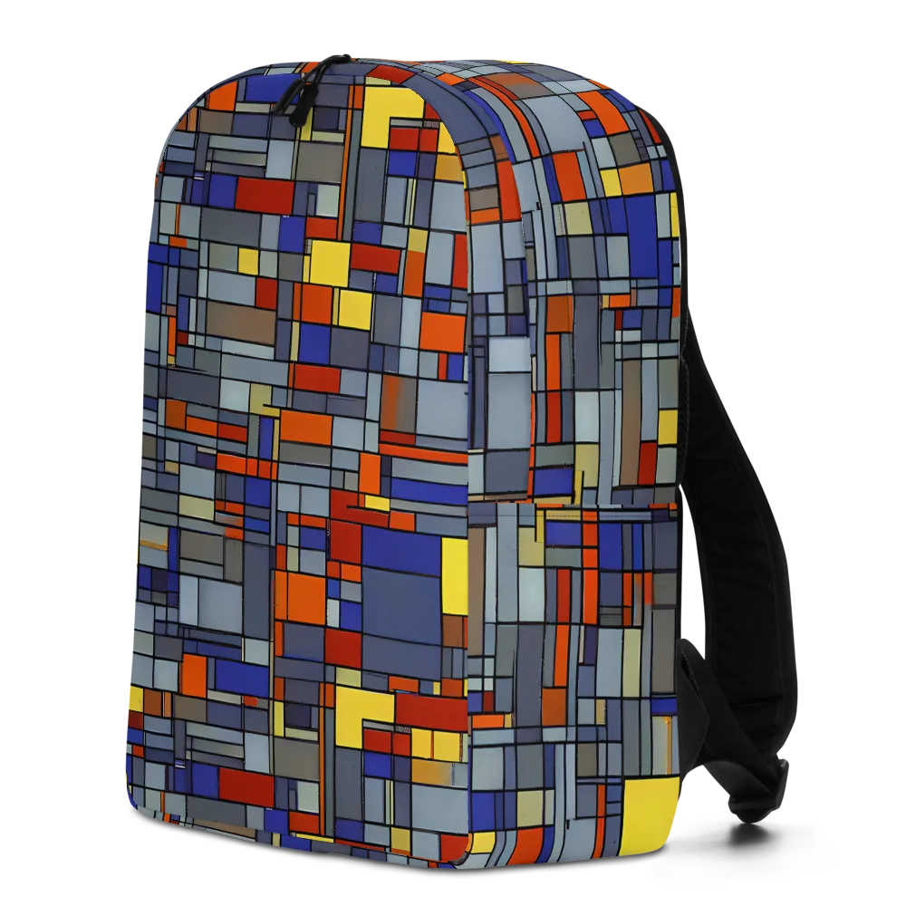 Cobalt City on Minimalist Backpack — Left