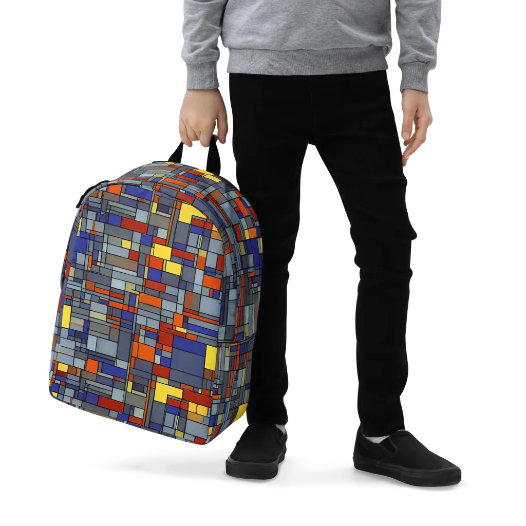 Cobalt City on Minimalist Backpack — Zoomed-in