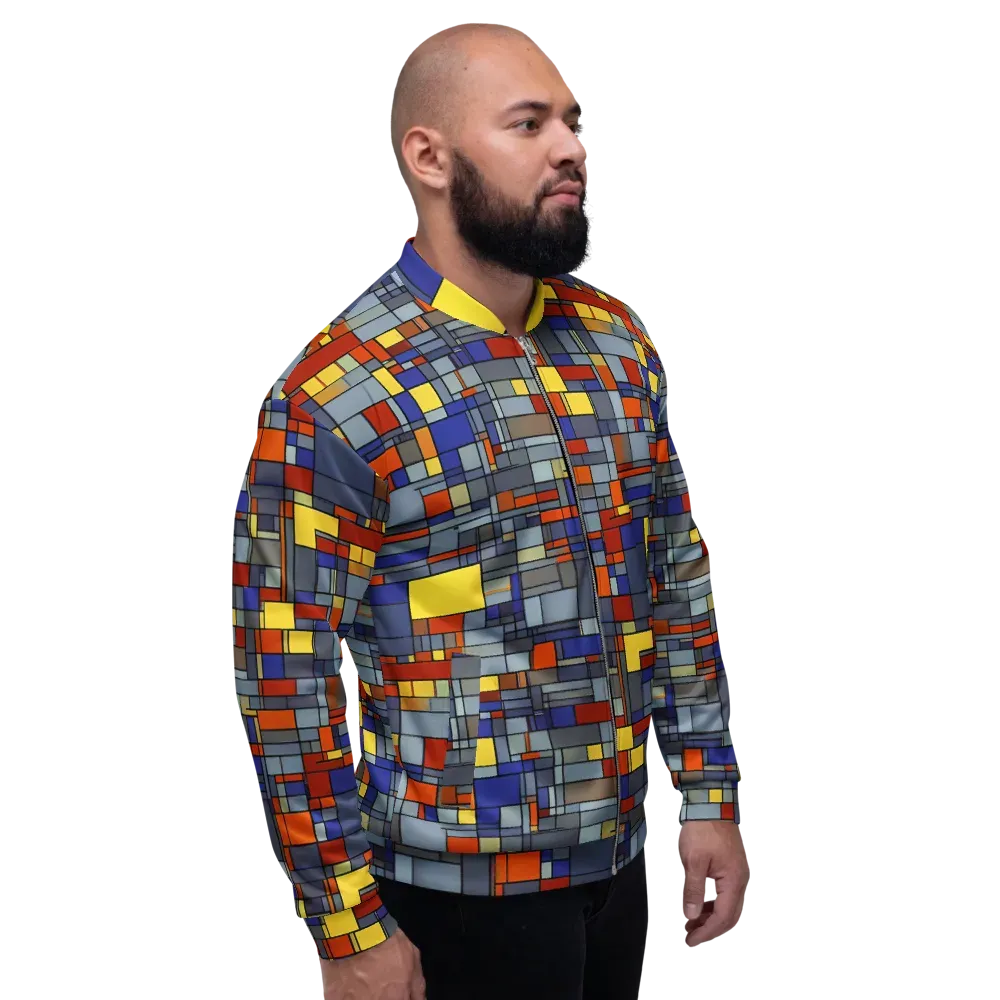 Cobalt City on Bomber Jacket — Right