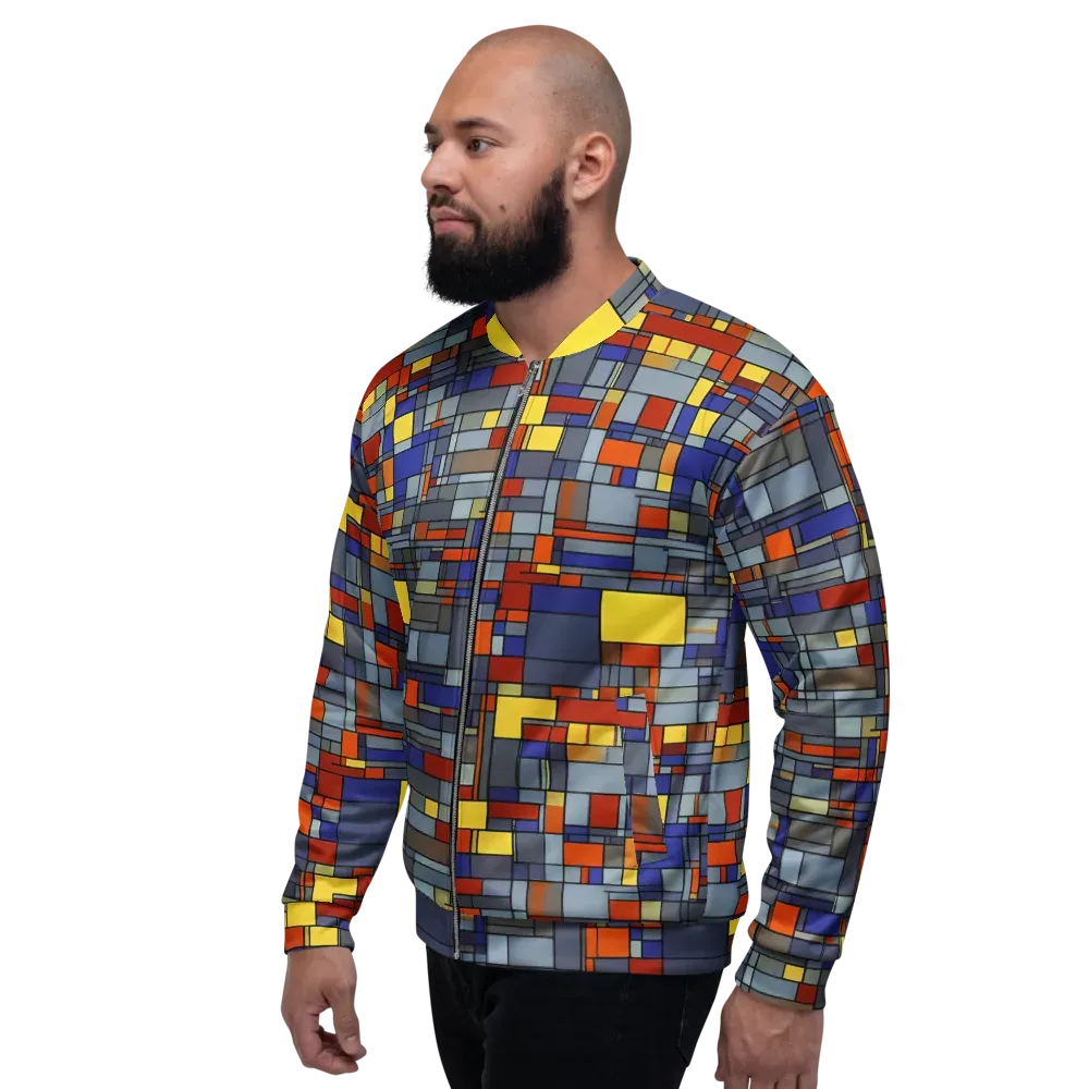 Cobalt City on Bomber Jacket — Left