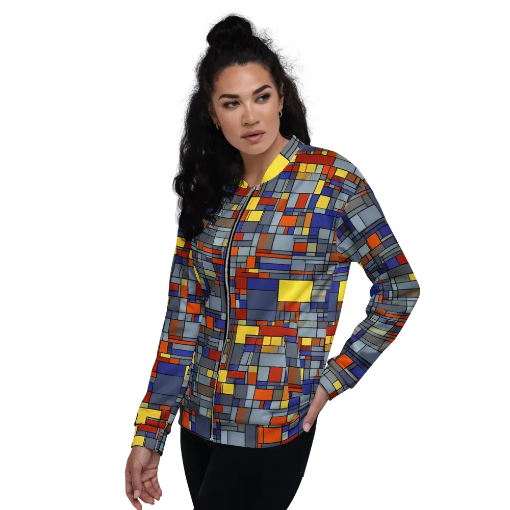 Cobalt City on Bomber Jacket — Left