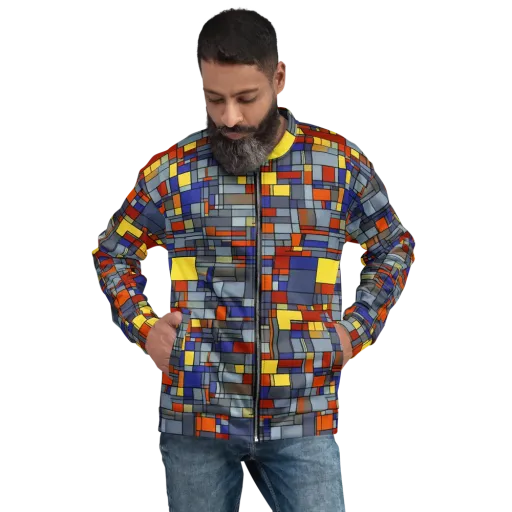 Cobalt City on a Bomber Jacket