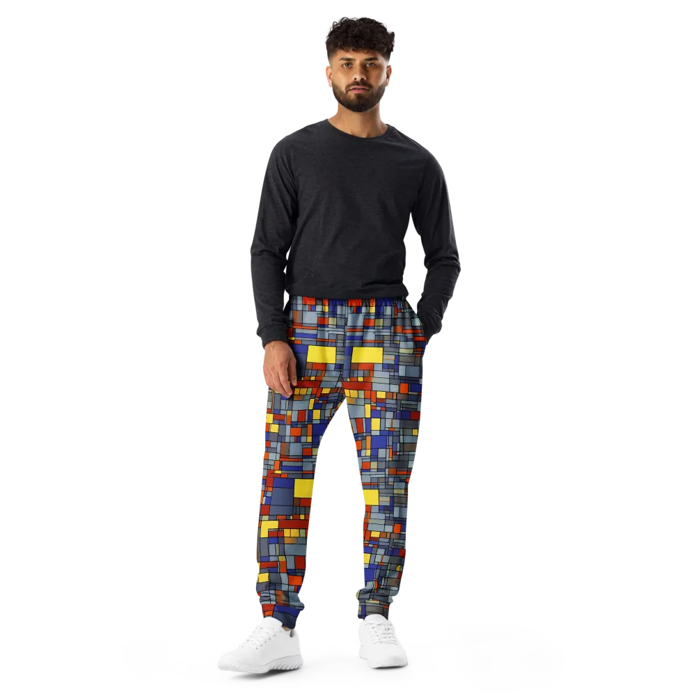 Cobalt City on Men's Joggers — Front