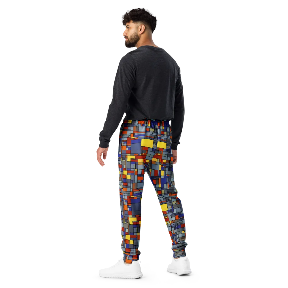 Cobalt City on Men's Joggers — Back
