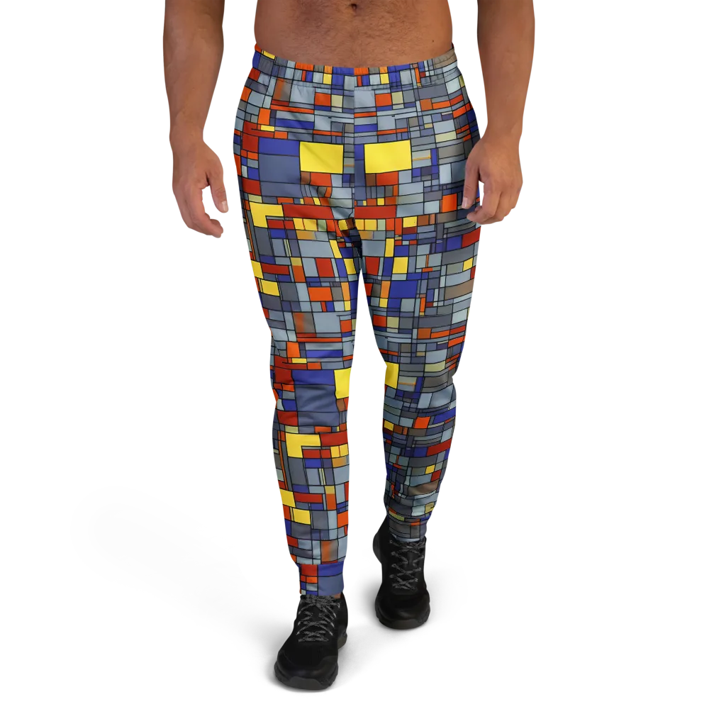 Cobalt City on Men's Joggers — Front