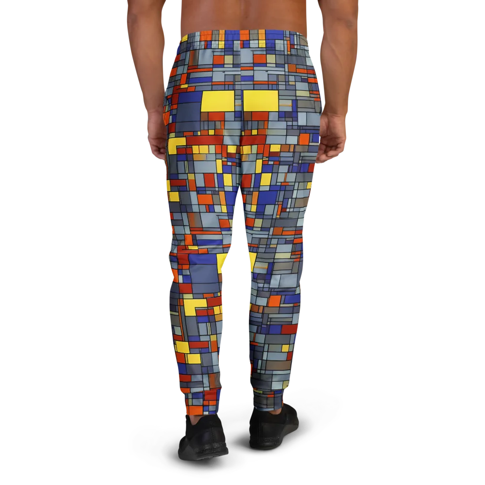 Cobalt City on Men's Joggers — Back