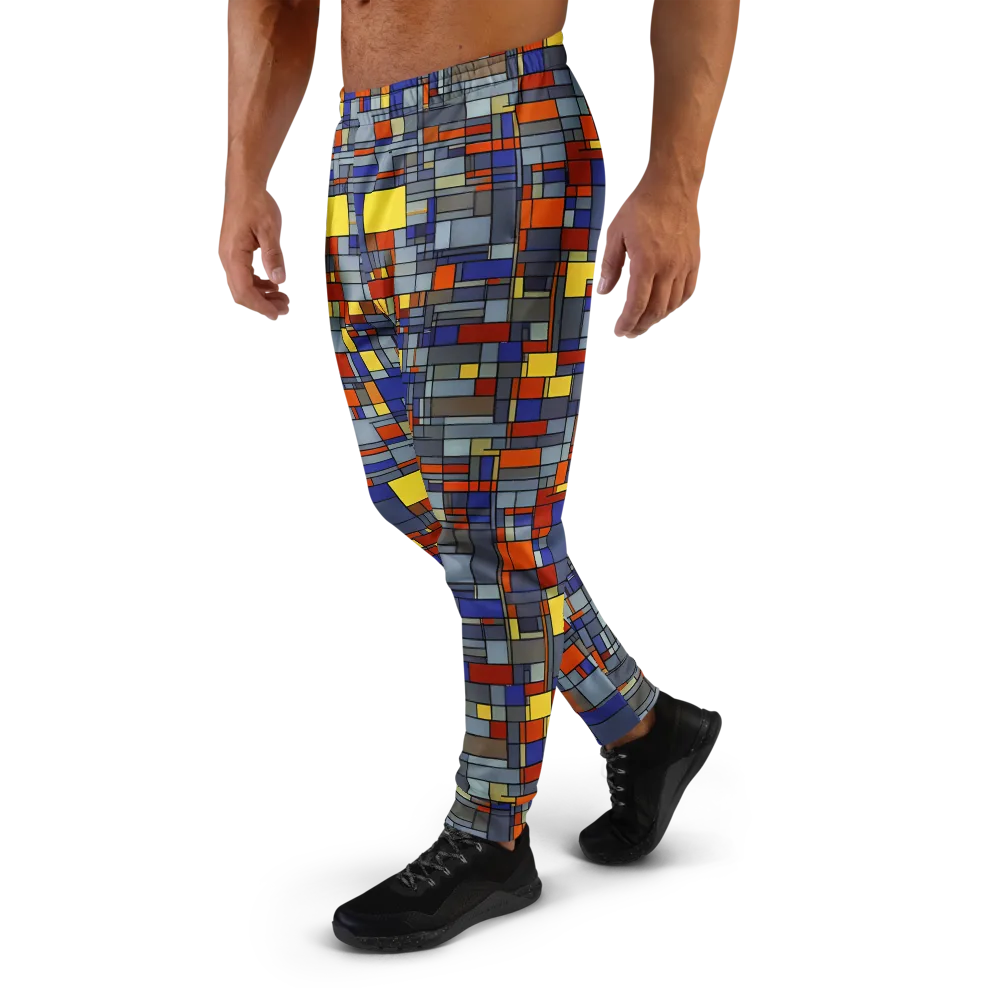 Cobalt City on Men's Joggers — Left