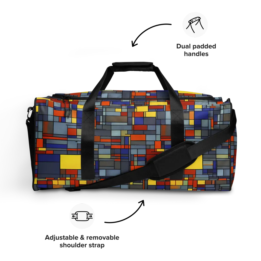 Cobalt City on Duffle Bag — Front
