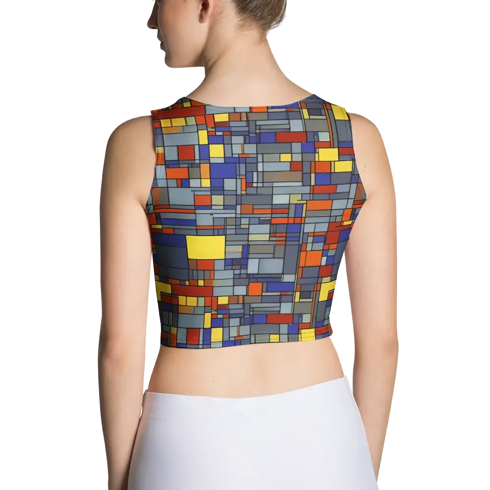 Cobalt City on Crop Top — Back