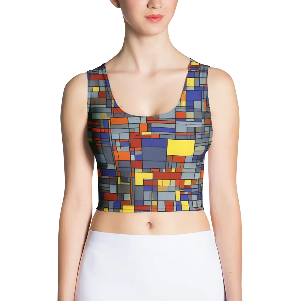 Cobalt City on Crop Top — Front
