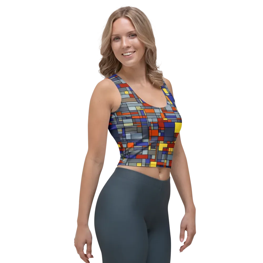 Cobalt City on Crop Top — Right Front