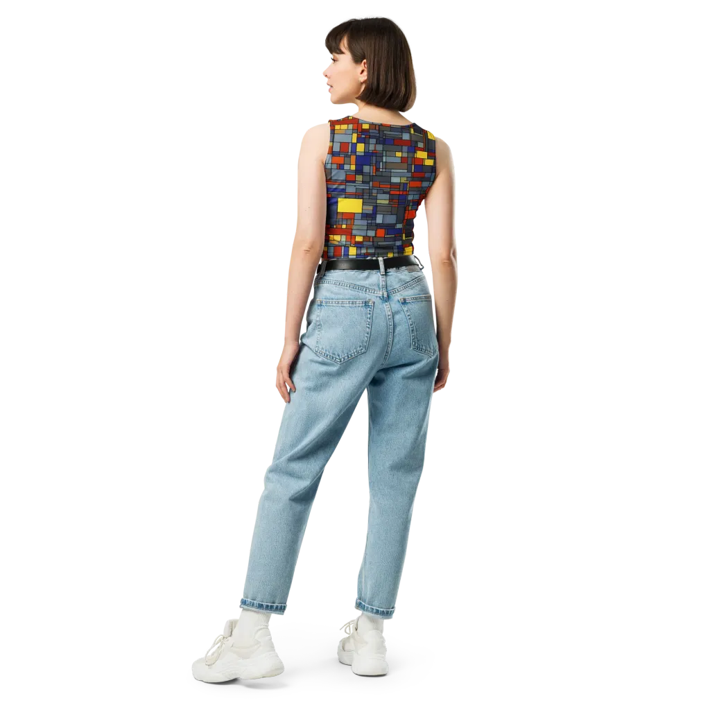 Cobalt City on Crop Top — Back