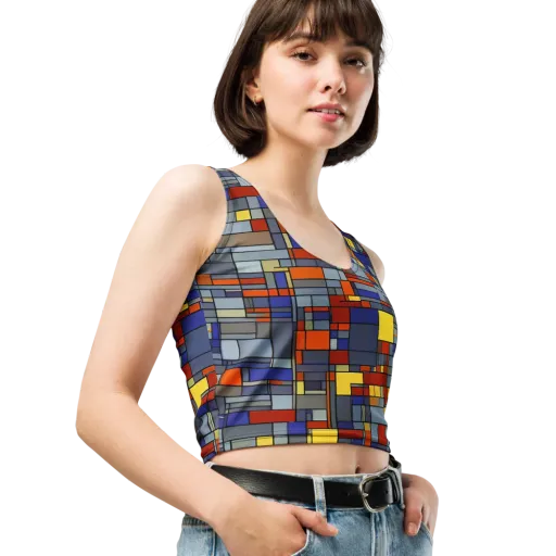 Cobalt City on a Crop Top
