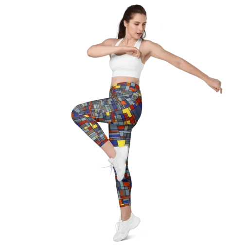Cobalt City on a Leggings with Pockets