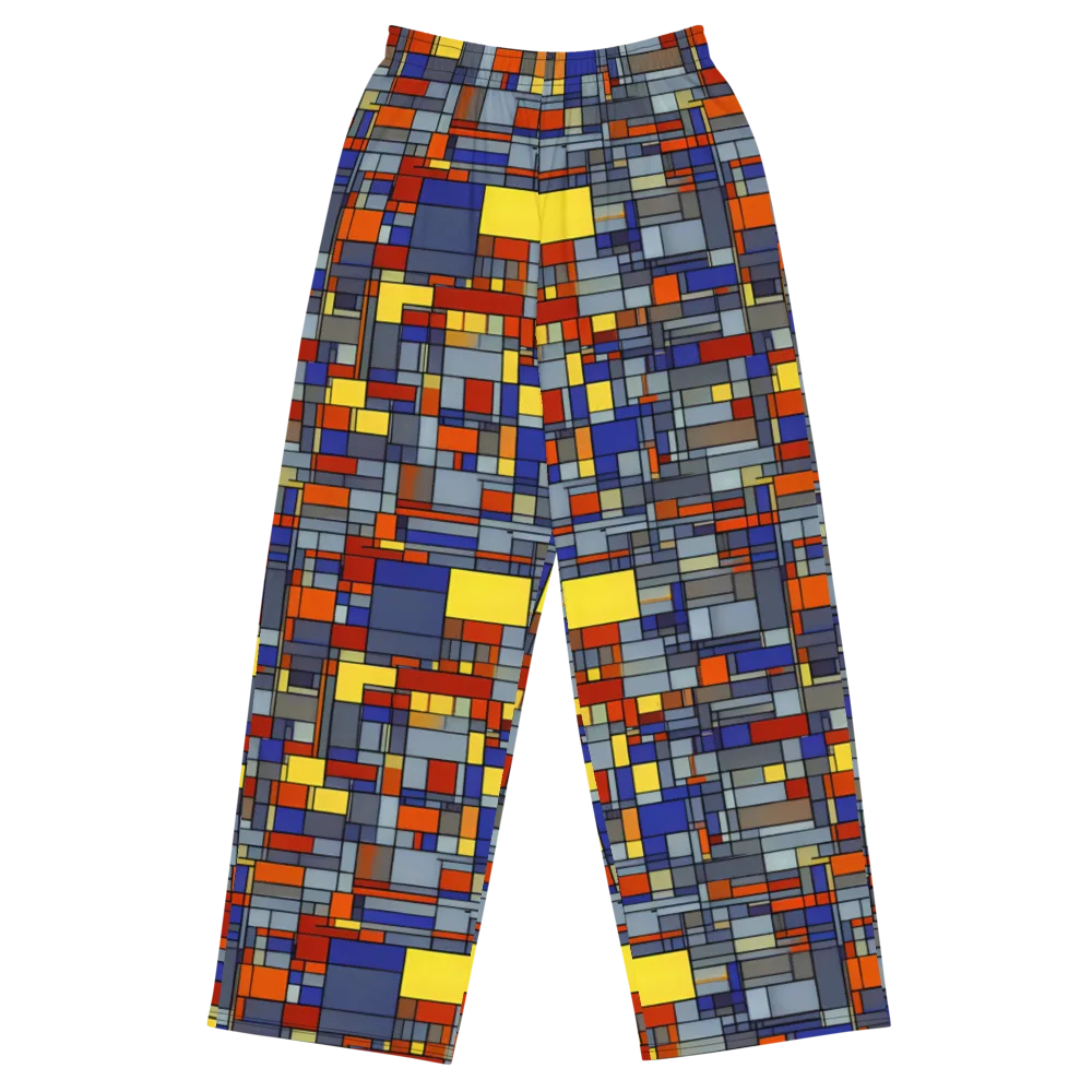 Cobalt City on Wide-Leg Pants — Front