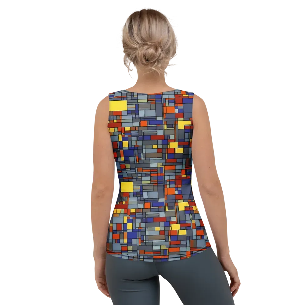 Cobalt City on Women's Tank Top — Back