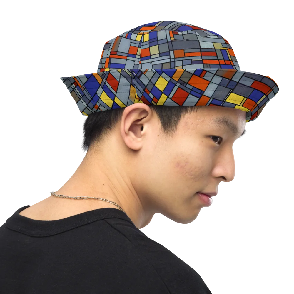 Cobalt City on Reversible Bucket Hat — Right Outside