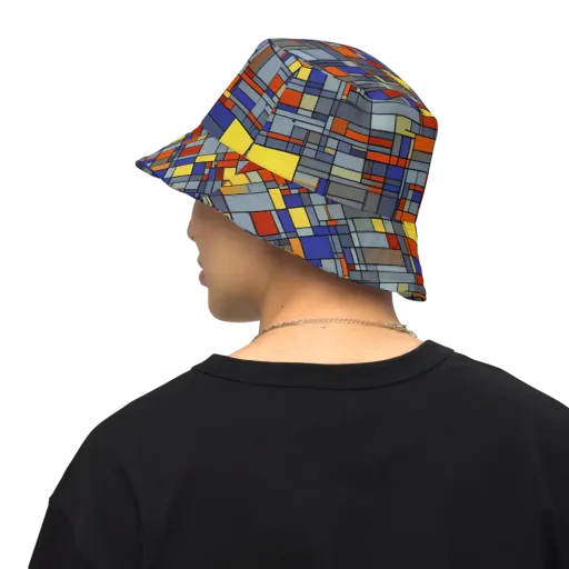 Cobalt City on a Reversible Bucket Hat