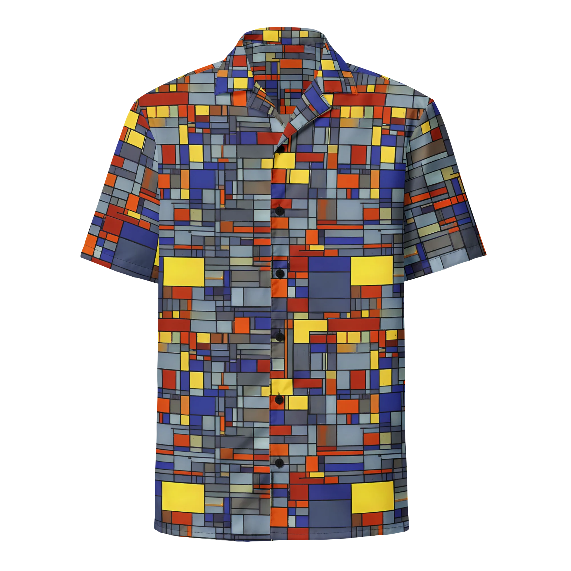 Cobalt City on Button Shirt — Front