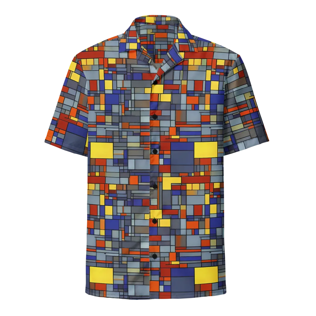 Cobalt City on Button Shirt — Front