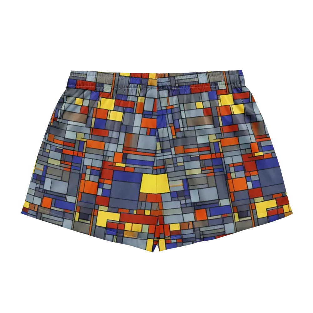 Cobalt City on Women's Pajama Shorts — Back