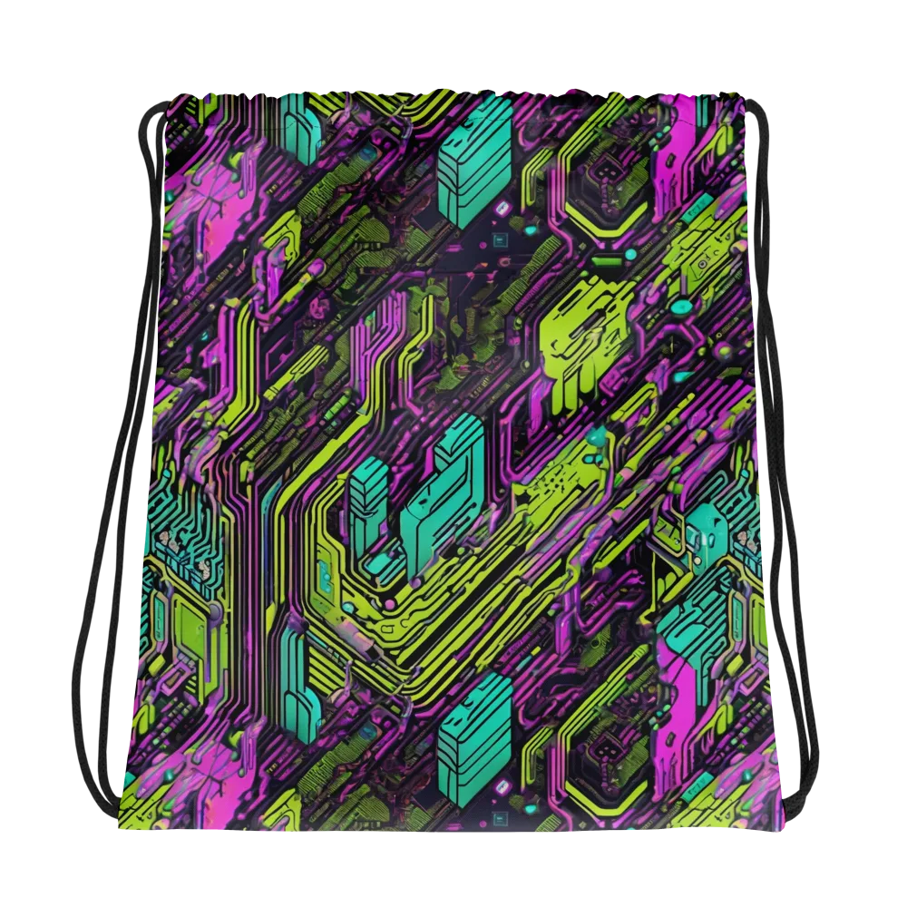 Chromatic Motherboard on Drawstring Bag — Photo