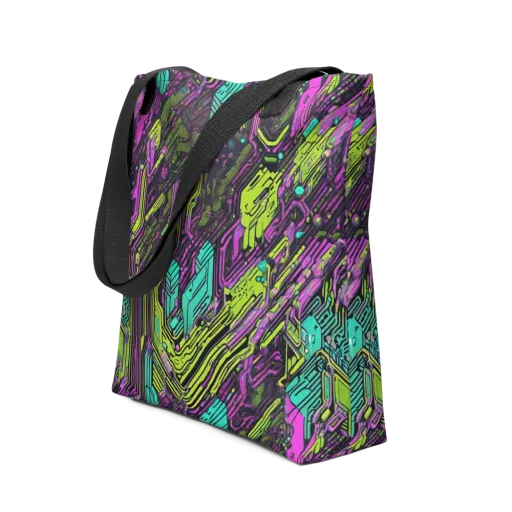 Chromatic Motherboard on a Tote Bag