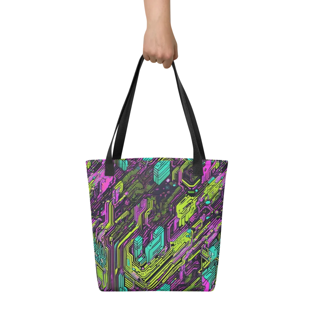 Chromatic Motherboard on Tote Bag — Front