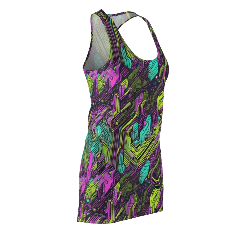 Chromatic Motherboard on Racerback Dress — Front Side