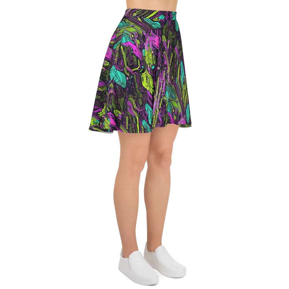 Chromatic Motherboard on Skater Skirt — Right