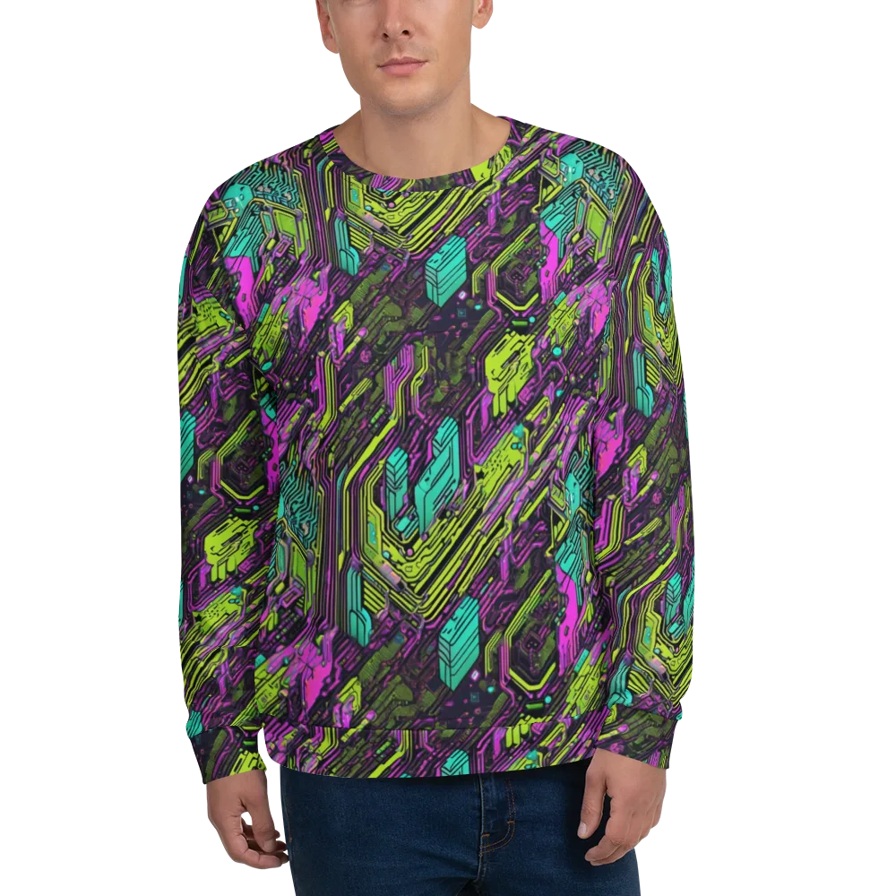 Chromatic Motherboard on Sweatshirt — Front