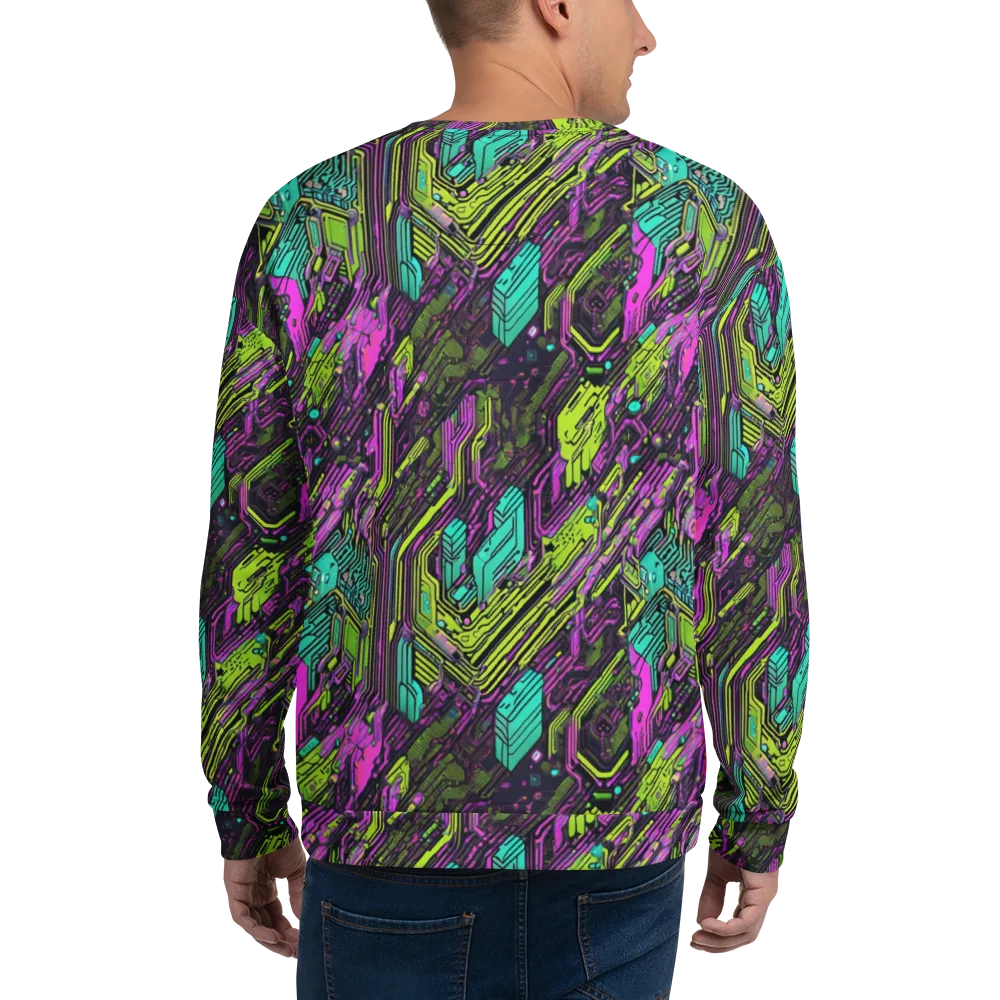 Chromatic Motherboard on Sweatshirt — Back