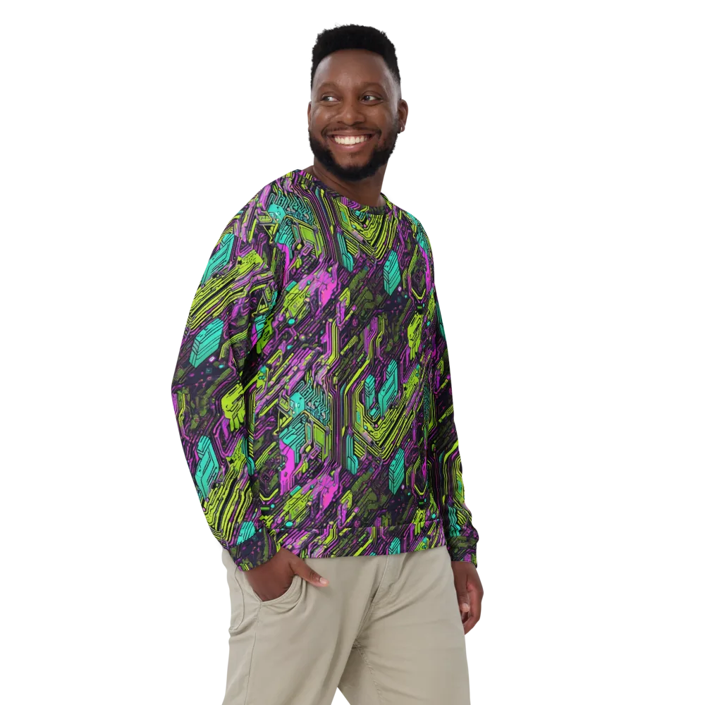 Chromatic Motherboard on Sweatshirt — Front
