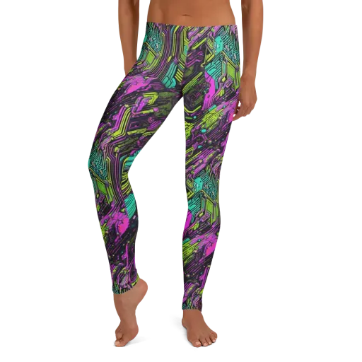 Chromatic Motherboard on a Leggings